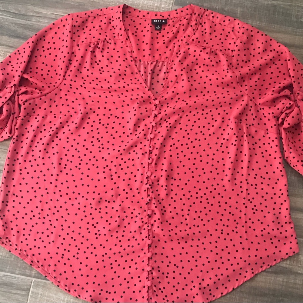 TORRID! button down blouse.